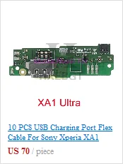 Usb зарядный порт гибкий кабель для Sony Xperia XA F3111, F3113, F3115 USB зарядное устройство Соединительная плата запчасти с вибрацией