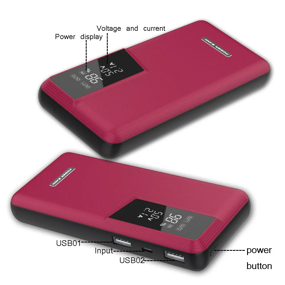 Tollcuudda phone charger Power Bank Supply digital External Battery paverbank For Iphone Huawei Xiaomi Vivo Double Charging Tollcuudda phone charger Power Bank Supply digital External Battery paverbank For Iphone Huawei Xiaomi Vivo Double Charging