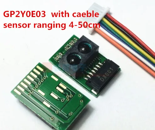 

1pcs GP2Y0E03 (with cable) SENSOR DIST-MEAS 4-50CM I2C/ANLG opcal sensor ranging 10-50cm original