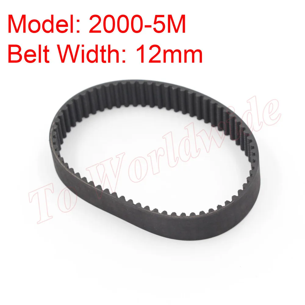 

400 Teeth 5M Type 2000-5M Synchronous Belt 12mm Belt Width 5mm Pitch for 5M Timing Pulley