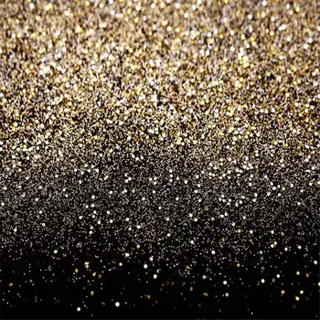 

3 Sizes Photographic Background Vinyl Party Glitter Black Gold Dot Photo Studio Backdrop Photography For Photo Studio S M L