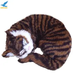Fancytrader реалистичные моделирование животного кошка плюшевые игрушки прекрасный Домашние животные куклы Товары для кошек дети подарок для