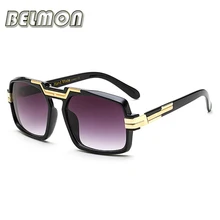 Fashion Sunglasses Women Men Luxury Brand Designer Sun Glasses Bige Frame For Ladies UV400 Female Male Oversized Oculos RS071