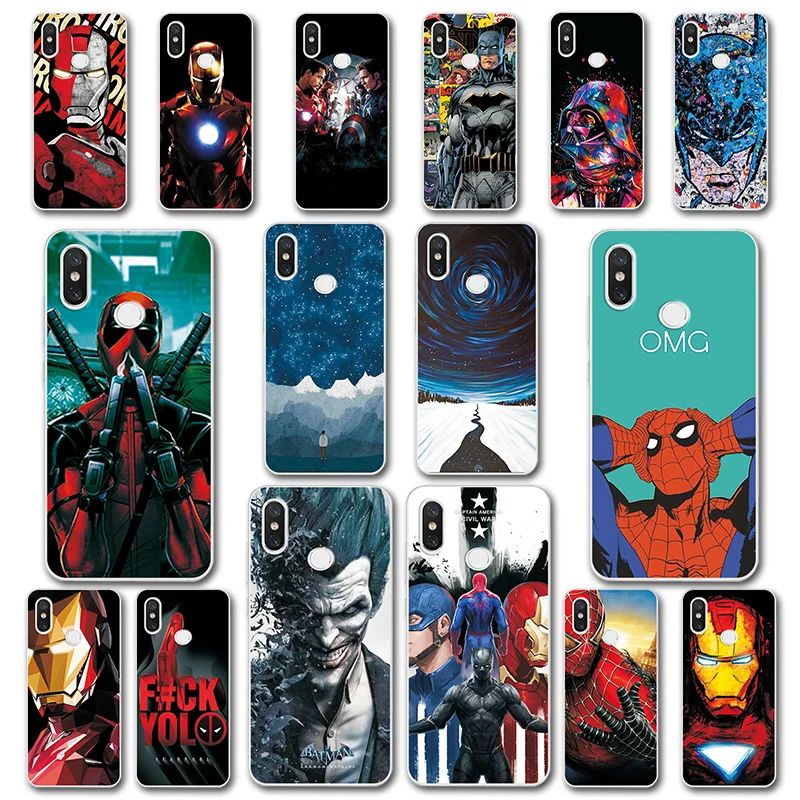 

Cool Phone Case For Xiaomi Mi 8 Lite Cover Silicone Novelty For Xiaomi Mi 8 Mi8 Spiderman Capa Fundas Mi8 Lite 8Lite Coque