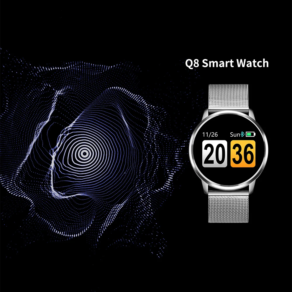 Rundoing-Q8-Smart-Watch-OLED-Color-Screen-Smartwatch-women-Fashion-Fitness-Tracker-Heart-Rate-monitor