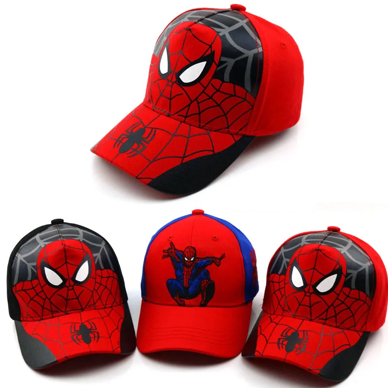 Г., шапки для маленьких мальчиков и девочек, новые хлопковые бейсбольные кепки с вышитым рисунком Человека-паука для маленьких мальчиков и девочек, Кепка в стиле хип-хоп, детская бейсболка, подарок