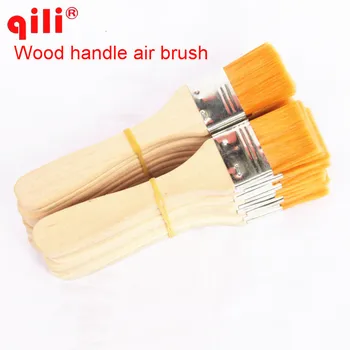 

50pcs/Nylon Hair brush wooden handle Auto Cleaning Brush Car Washing Accessories For Leather,Mat,Dashboard,Interior BBQ brush