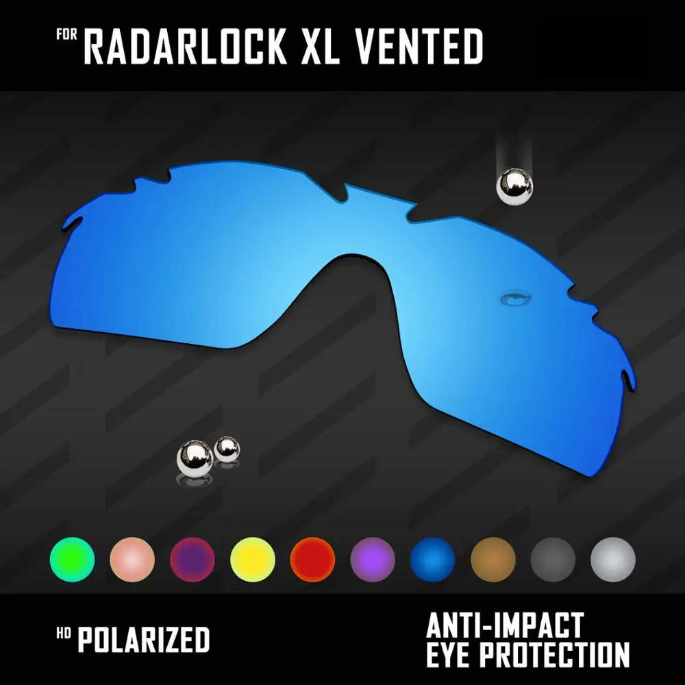 OOWLIT Lenses Replacements For Oakley RadarLock XL Vented OO9196 Sunglasses Polarized - Multi Colors