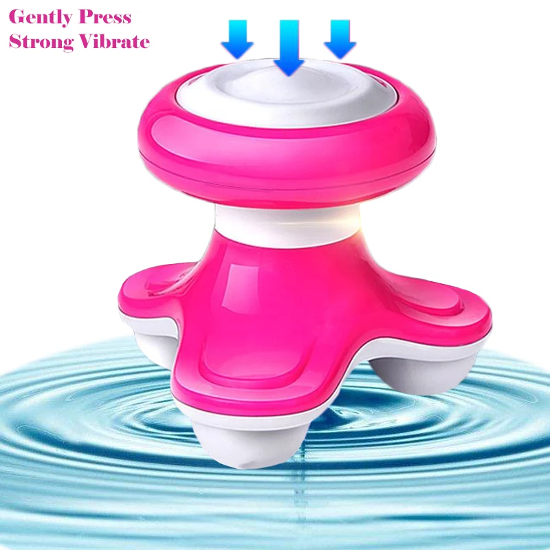 

Dropshipping Self Massage Tools Wave Vibration Massagem Deep Tissue Waist Neck Shoulder Massage for Stiff Neck Tension Headache