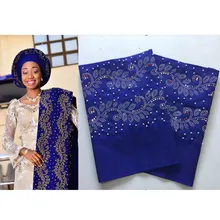 Африканский Aso Oke с камнями головной убор Геле шарф для обертывания Африканский головной убор Aso Oke ткань нигерийский Asooke дизайн AH30