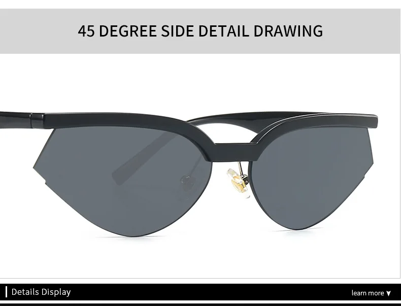 Модные маленькие солнцезащитные очки "кошачий глаз" для женщин, новинка, роскошные брендовые дизайнерские солнцезащитные очки в полоску, мужские и женские черные очки UV400