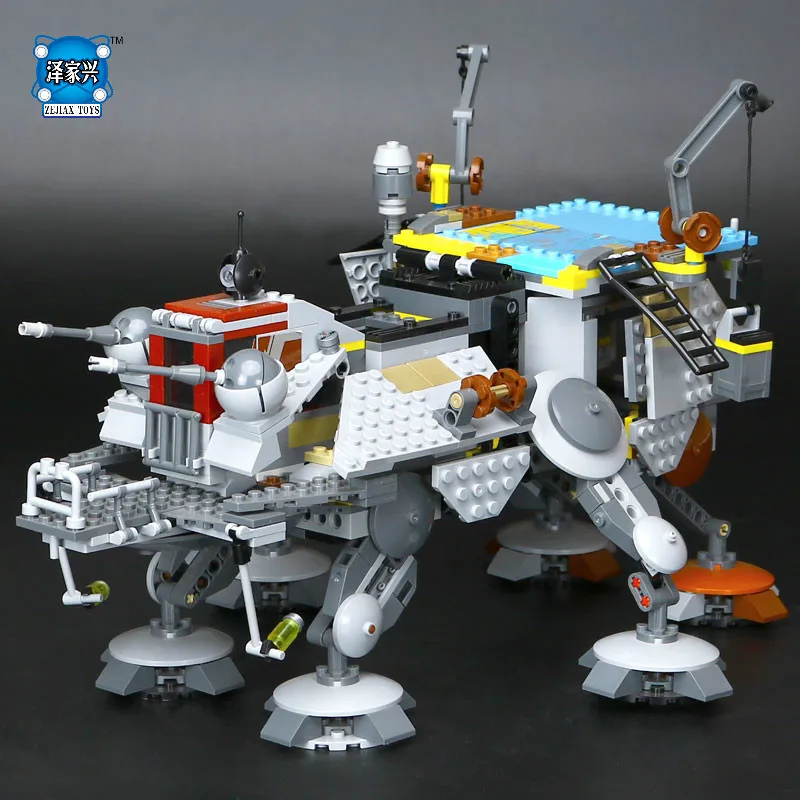 

1022pcs Star LEPINE Wars Captain Rex's Model AT Toy TE Building Blocks Brick Figures Lovely Educational Gifts Toy with Gifts