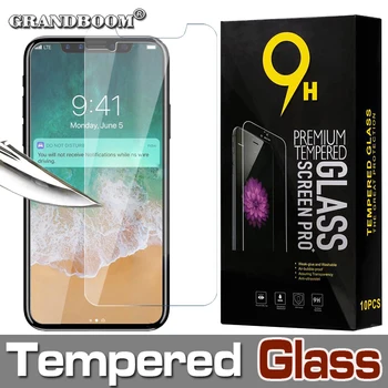 

100pcs Tempered Glass Screen Protector 2.5D 9H For iPhone 11 Pro Max XS XR X 8 7 6 6S Plus 5 5S SE Tough Protective With Package