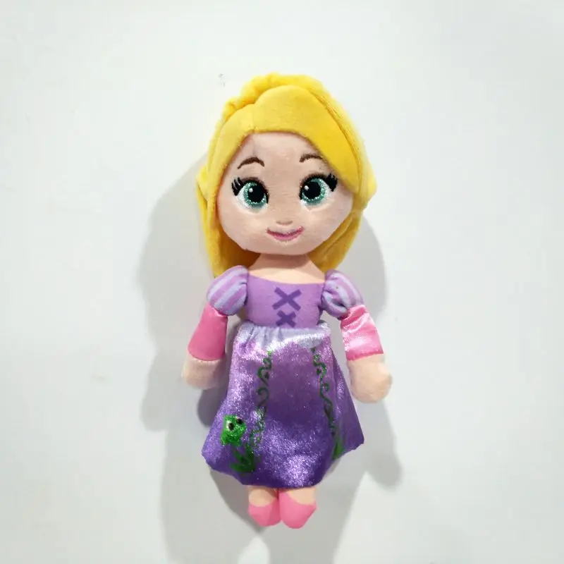 Милая принцесса Рапунцель маленькая Русалочка, Золушка Белль Спящая красавица мини плюшевые куклы для подарочный набор игрушек для девочек - Цвет: Rapunzel