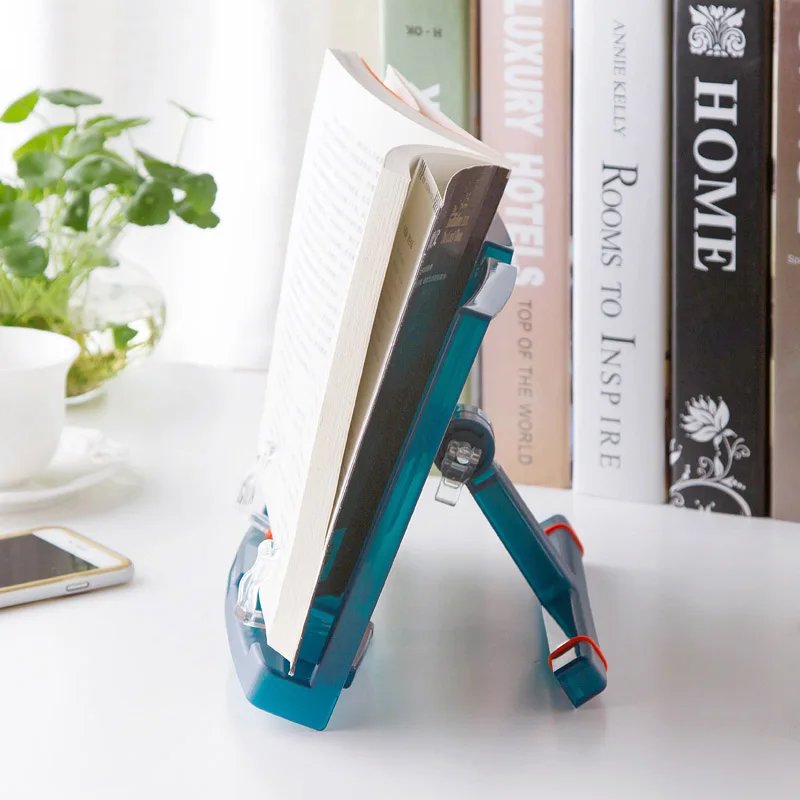 Vanzlife креативная книжная полка для чтения Студенческая стол держатель книг доска