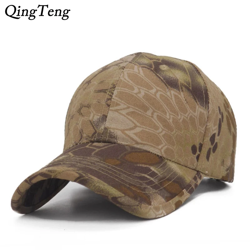 

Jungle Camouflage Cap Unisex Camo Hats For Men Army Tactical Cap Adjustable Vintage Women Camo Snapback Bone