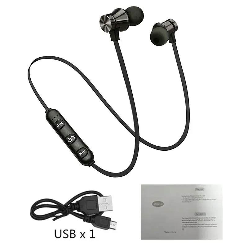 XT-11, магнитные беспроводные наушники, Bluetooth наушники, стерео, спортивные, водонепроницаемые, наушники, гарнитура с микрофоном для Xiaomi, для samsung