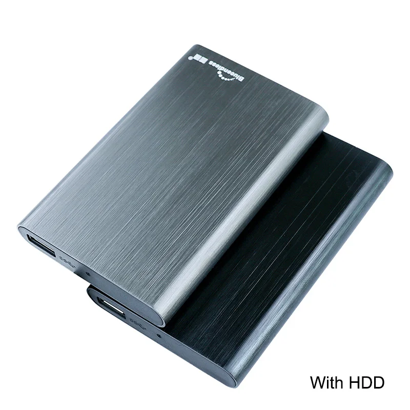 

250G/320G/500G/750G/1TB/2TB HDD hard disk with hdd enclosure for 2.5 '' hard disk sata HDD with aluminum case USB 3.0 sata