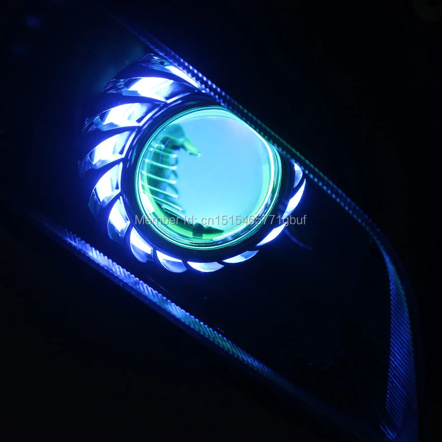 Мотоцикл/мотоцикл ангельские глазки HID фары в сборе выглядят как глаза Орла для Honda CBR 600RR 07-12 на заказ