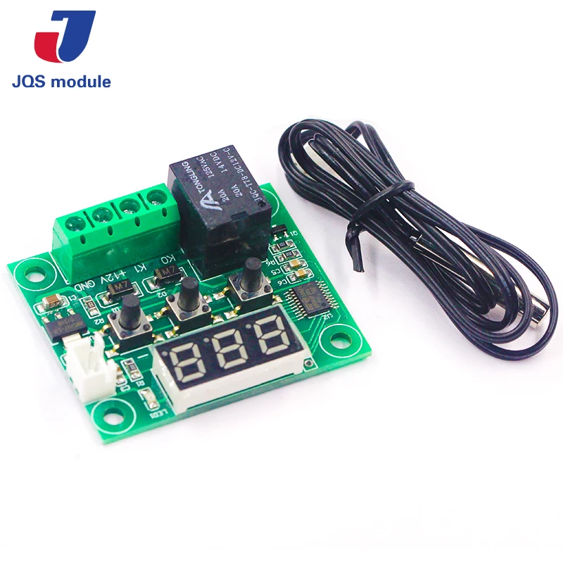 

1PCS W1209 DC 12V heat cool temp thermostat temperature control switch temperature controller thermometer thermo controller