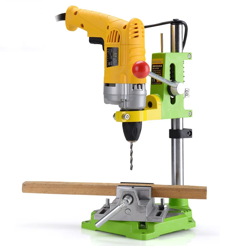Günstige ALLSOME MINIQ BG6116 Bench Bohrer Stand Presse Mini Bohrmaschine Träger Halterung 90 Grad Rotierenden Festen Rahmen Werkbank Klemme
