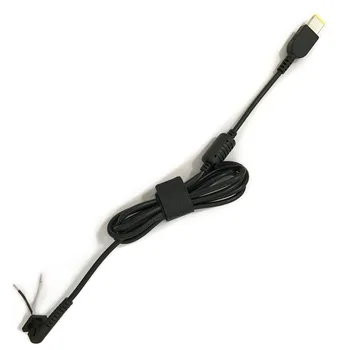 

10pcs USB Square Yellow Pin DC Power Charger Plug Cable Connector for lenovo /IBM Laptop adapter Square Interface DC Cable