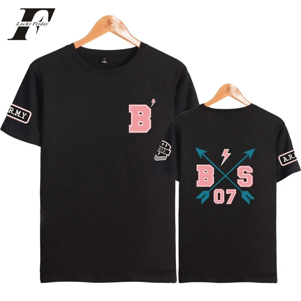 LUCKYFRIDAYF Kpop Short Sleeve T Shirt Women Casual Bangtan Love Yourself Kpop Women Tshirt Top Cotton Hip Hop Tee Shirts LUCKYFRIDAYF Kpop Short Sleeve T Shirt Women Casual Bangtan Love Yourself Kpop Women Tshirt Top Cotton Hip Hop Tee Shirts
