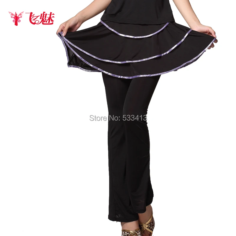 Dance trousers square dance trousers square dance spiral sweep culottes training pants clothes