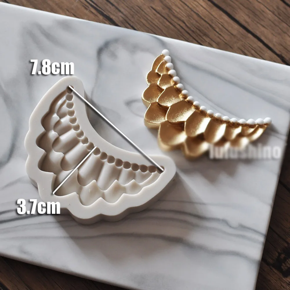 

european style lace edge silicone fandont mold Silica gel moulds Chocolate molds cake baking decoration tools candy mould