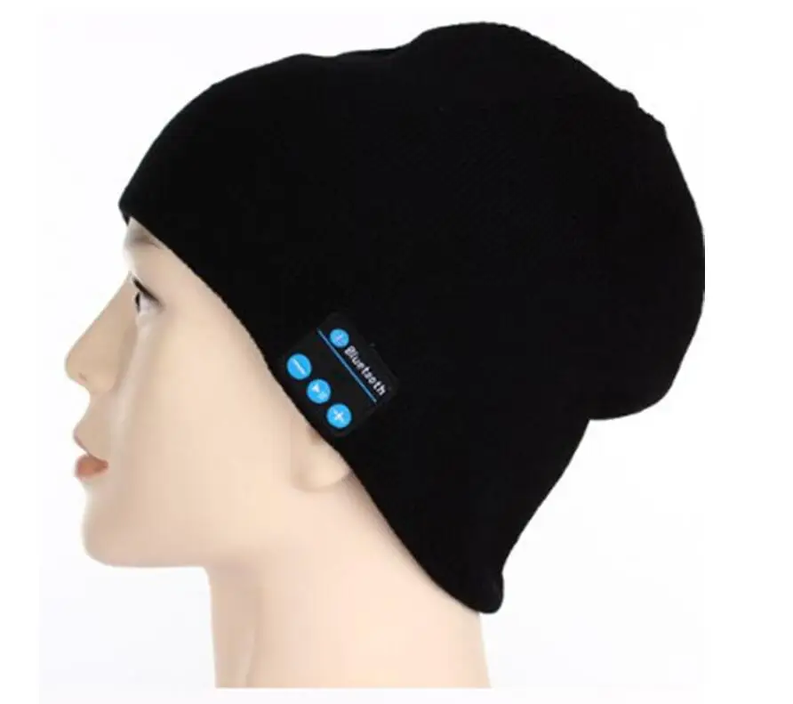 beanie hat with earphones