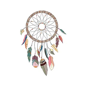 TAFREE beauty Dreamcatcher Рисунок 5 шт. 12 мм/15 мм/16 мм/18 мм/20 мм/25 мм круглый стеклянный кабошон демонстрационный плоский задний вывод - Цвет: DH06