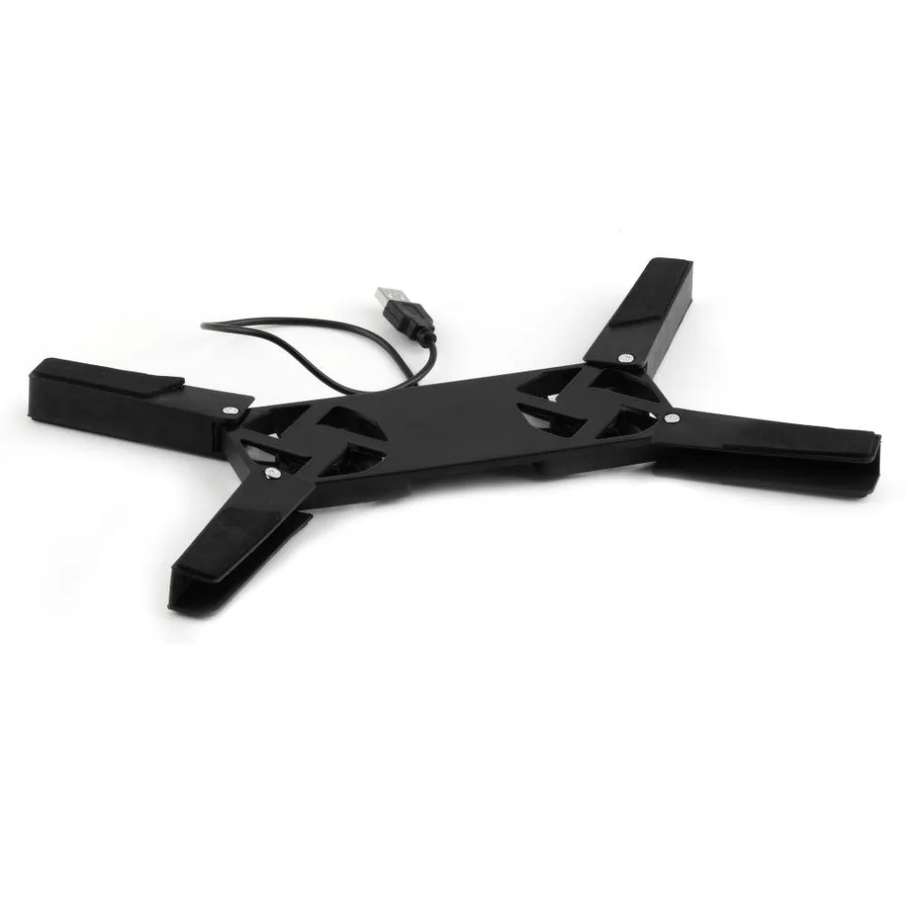 USB Fan cooler LED Mini Octopus PC Portable Foldable Twin Fans Cooler Cooling Pad