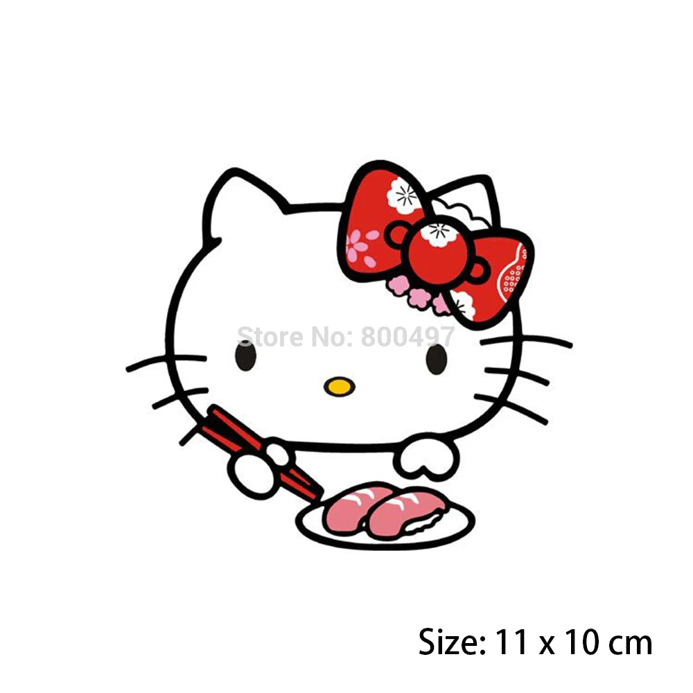 10 x Lovely Little Hello Kitty Having Dinner Car Body 10 x Lovely Little Hello Kitty Having Dinner Car Body