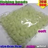 Oval fishing beads 300pcs/lot luminous beads fishing plastic lure glow in the dark color red yellow white green MM*MM ► Photo 3/6