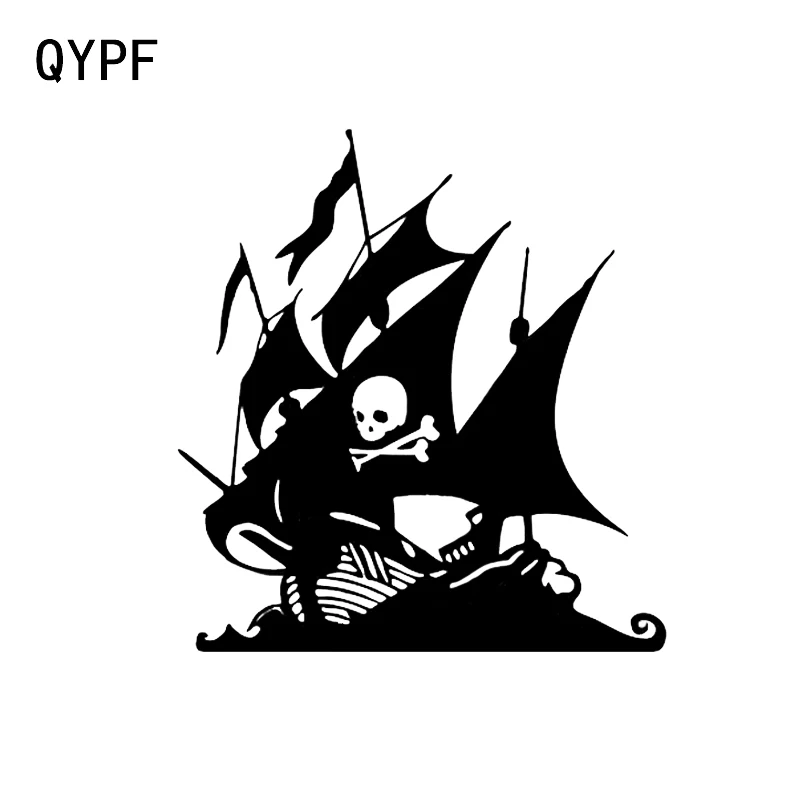 

QYPF 14*15CM Pretty Sailing Ship Decor Car Sticker Vinyl High Quality Silhouette C16-1007