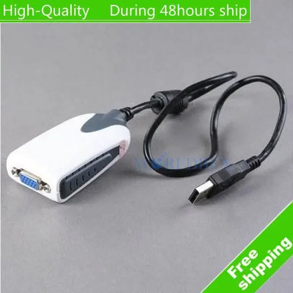 

High quality USB 2.0 To VGA Multi-Display Adapter Converter,USB to VGA Adapter Cable