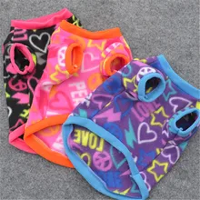 Одежда для домашних животных, жилет для собак, кошек, весна-лето, милый Принт, толстовка, удобная одежда для маленьких и средних собак, Новое поступление A