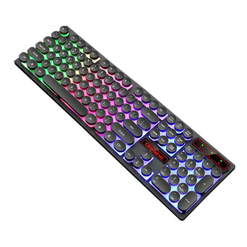 

USB Wired LED Backlit Computer Laptop Keyboard 104 Keys Steampunk Retro Gaming Keyboard For PC Mac Desktop Notebook Game Office