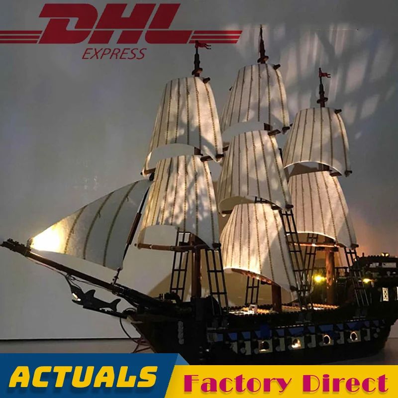 

Imperial Flagship 22001 Creator Expert Building Blocks Pirates Sailing Warship with Light DIY Model Bricks Toy LegoINGlys 10210