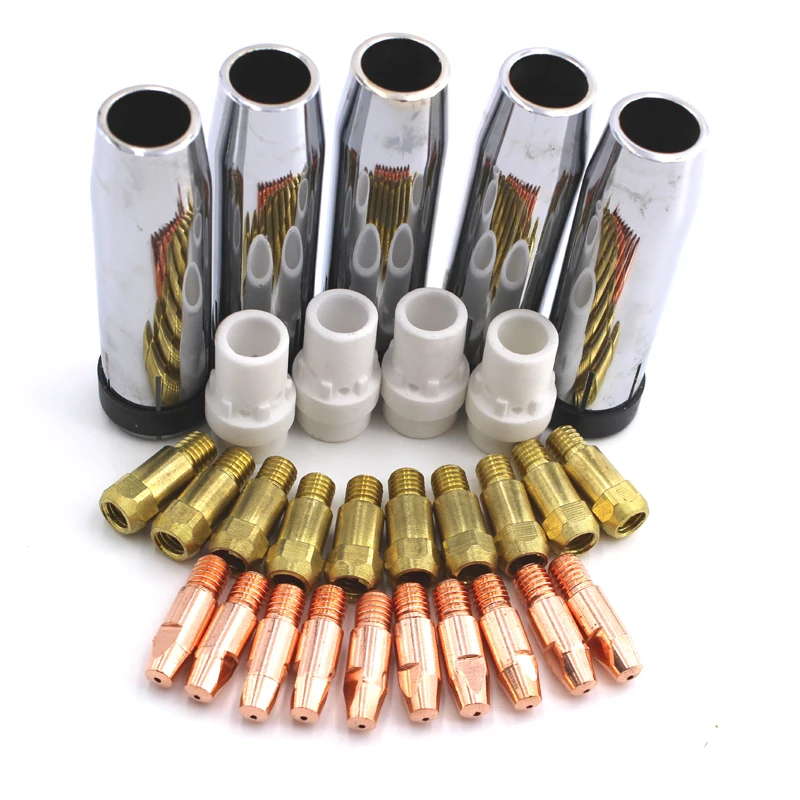 24pcs 36KD Binzel Torch/Gun Consumables Electrode and Shield Cups and Link Rod Tips Wire Feeder Wheel Wire Feed Tube Needles 24pcs 36KD Binzel Torch/Gun Consumables Electrode and Shield Cups and Link Rod Tips Wire Feeder Wheel Wire Feed Tube Needles