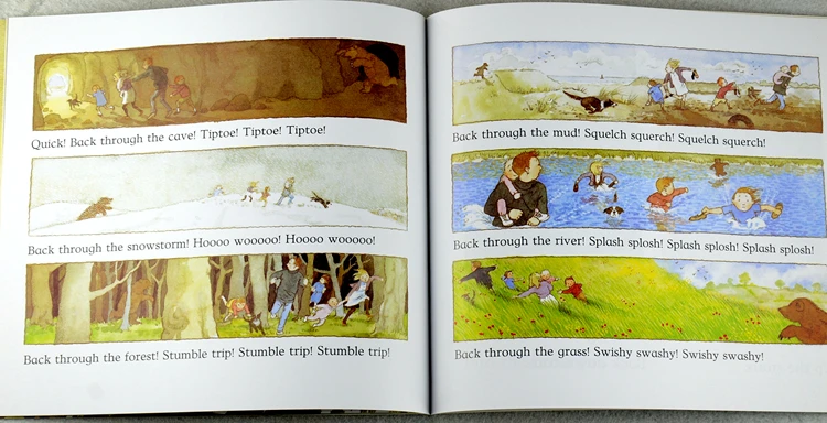 Бесплатная доставка известный английский для детей иллюстрированные книги мы собираемся на медведь Охота детские книги