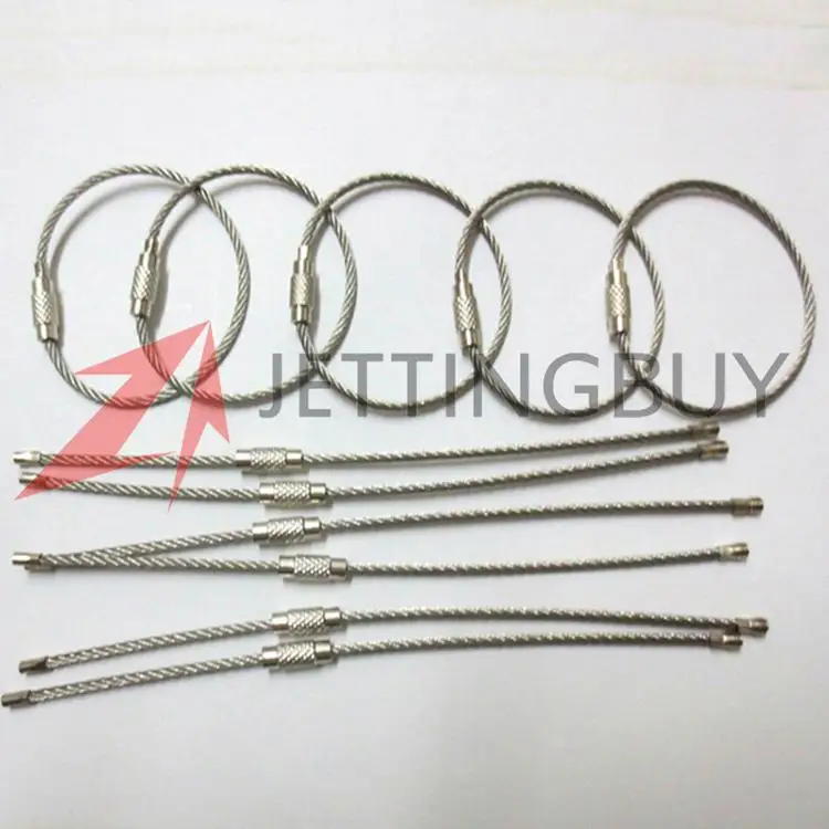 Gmarty 10 шт./лот 150 мм многофункциональный EDC провод брелок для ключей в виде троса из