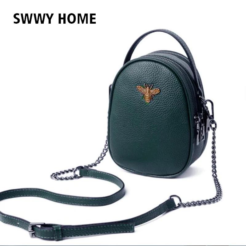

Luxury Handbags Women Bags Designer Ladies Genuine Leather Shoulder Bag for Women 2018 Fashion Bee Decoration Famous Brands Tote