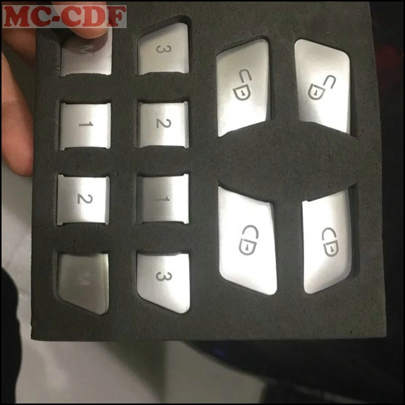 

12pcs ABS Seat Memory Lock Unlock Switch Button Adjustment Cover Trim For Mercedes Benz CLA GLA Class C117 X156 2014 2015