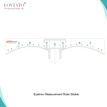 Распродажа, аксессуары для микроблейдинга, точный Перманентный макияж, инструменты для формирования бровей, измерительная линейка, наклейка для микроблейдинга 3d