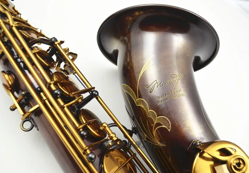 

Original MUSEADF MT-1609GF Red Copper Simulation Pipe Tenor Saxophone Professional Taiwan Instruments
