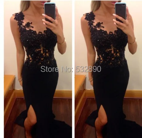 Black-Lace-and-Sexy-Mermaid-Cap-Sleeve-Split-Long-Prom-Dress-2015-vestidos-de-fiesta-Chiffon.jpg