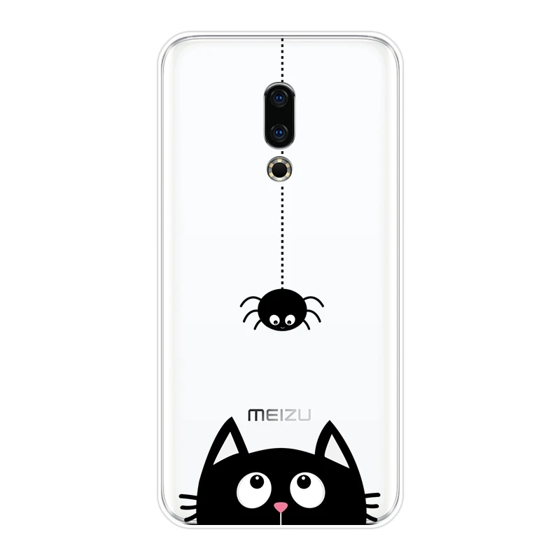 Задняя крышка для Meizu Pro 6 7 Plus U10 U20 Забавный милый силиконовый чехол телефона с