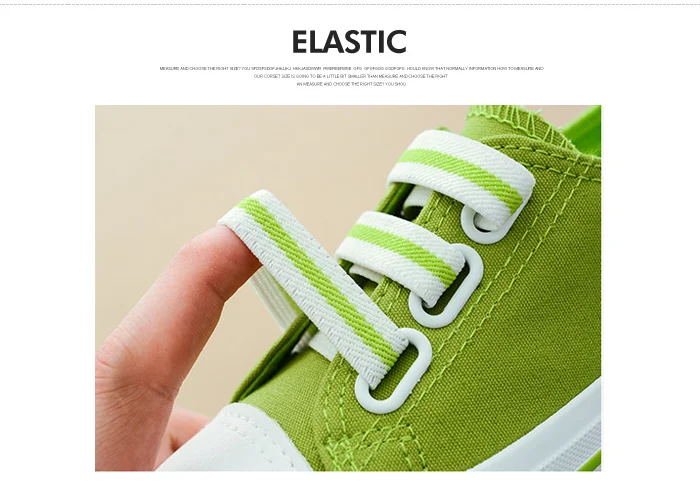 New 5 Colors Canvas Children Shoes Solid Elastic Band Kids Sneakers 2017 Casual Rubber Board Green Black Boys Shoe Girls Sneaker 552 (3)