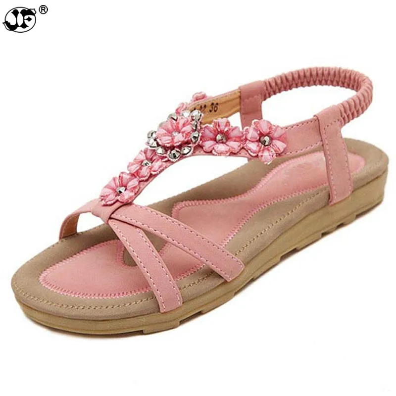

Big Size 44 Women Shoes Comfort Sandals Summer Fashion Flip Flops High Quality Flat Sandals Gladiator Sandalias